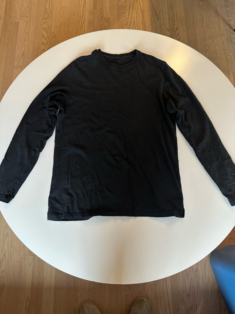 Robert Barakett Black Long-Sleeve Crewneck Tee